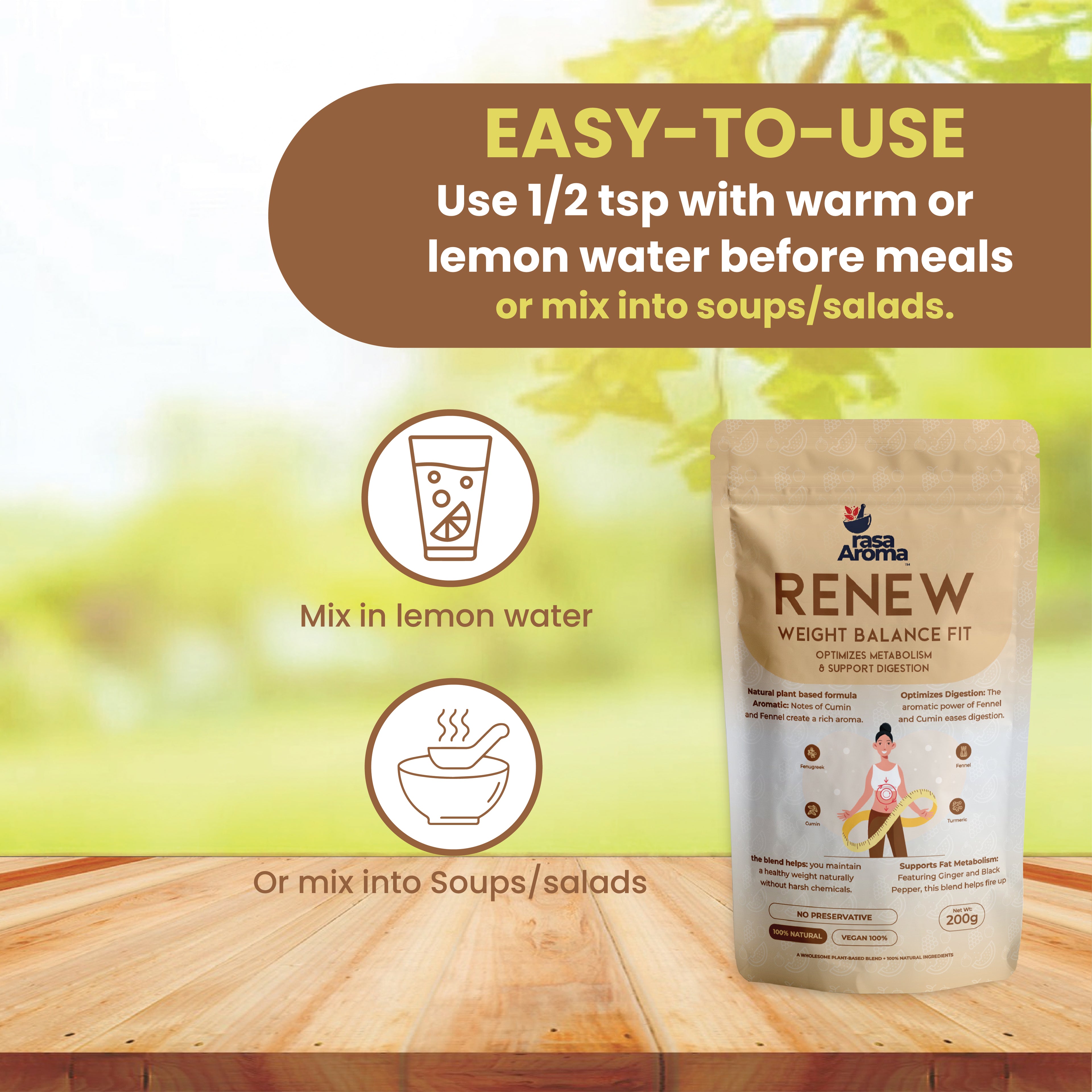Weight  Balance Fit  Blend